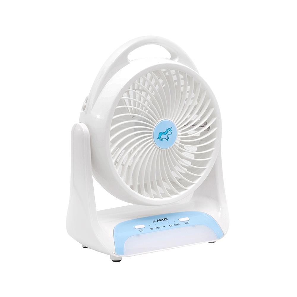 พัดลมพกพา 6 นิ้ว AIKO KN-2816 Unicorn สีฟ้า