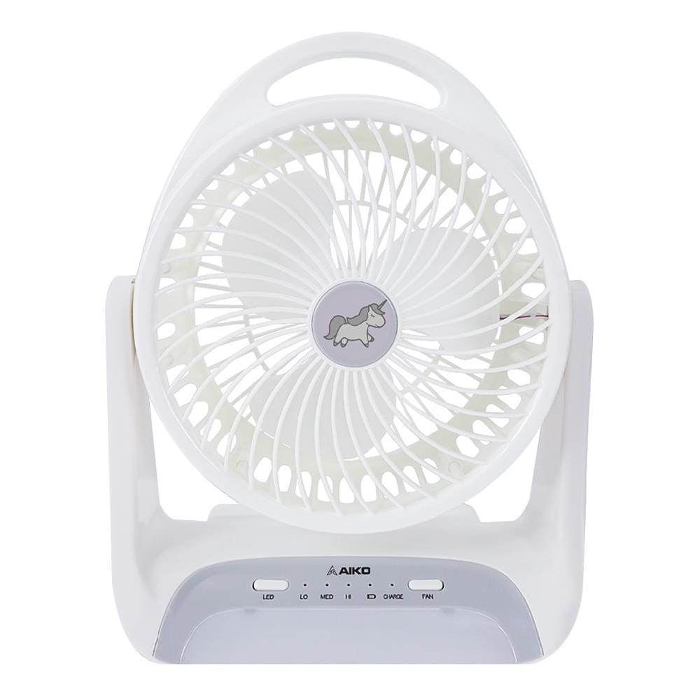 พัดลมพกพา 6 นิ้ว AIKO KN-2816 Unicorn สีเทา