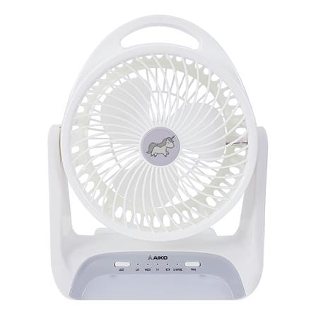 พัดลมพกพา 6 นิ้ว AIKO KN-2816 Unicorn สีเทา_0