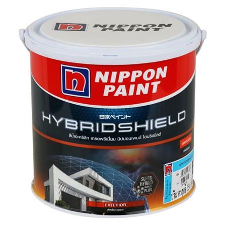 สีน้ำทาภายนอก ชนิดกึ่งเงา NIPPON PAINT HYBRIDSHIED BASE B 1 แกลลอน_0