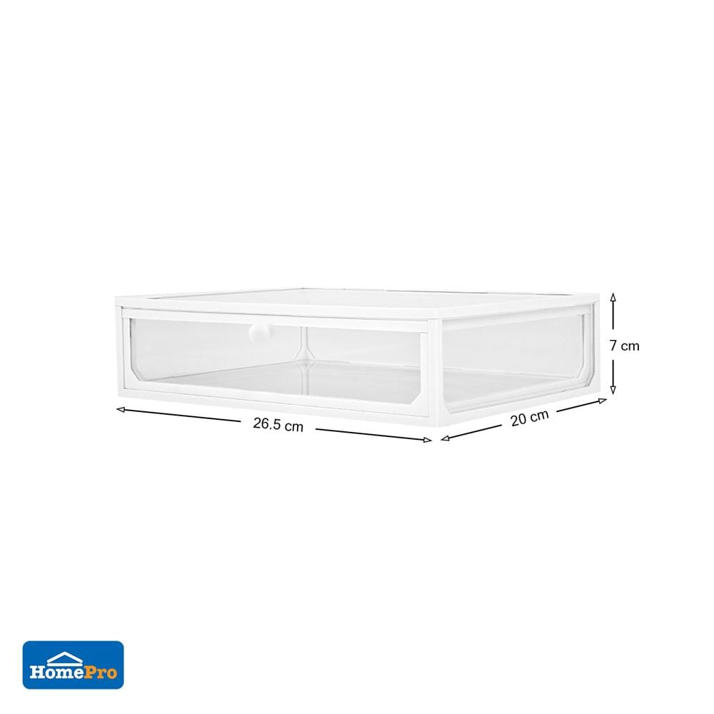 อุปกรณ์จัดเก็บเครื่องสำอาง STACKO W9003 26.5x20x7 ซม. สีขาว