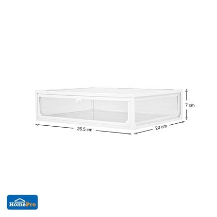 อุปกรณ์จัดเก็บเครื่องสำอาง STACKO W9003 26.5x20x7 ซม. สีขาว_3