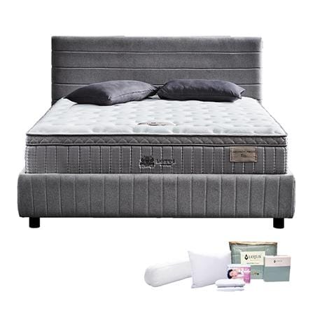 ที่นอนพ็อกเก็ตสปริง 3.5 ฟุต LOTUS รุ่น OPULENZE พร้อมชุดเครื่องนอน 8 ชิ้น
