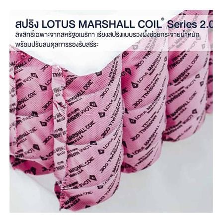 ที่นอนพ็อกเก็ตสปริง 3.5 ฟุต LOTUS รุ่น NINA พร้อมชุดเครื่องนอน 8 ชิ้น_4