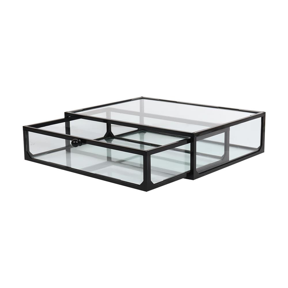 อุปกรณ์จัดเก็บเครื่องสำอาง STACKO B9003 26.5x20x7 ซม. สีดำ