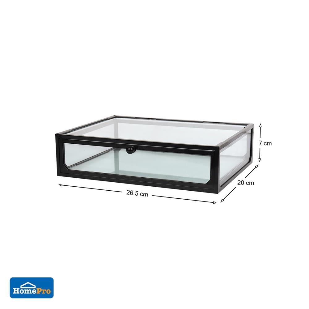 อุปกรณ์จัดเก็บเครื่องสำอาง STACKO B9003 26.5x20x7 ซม. สีดำ