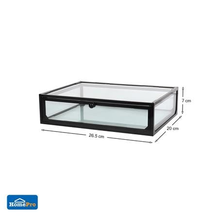 อุปกรณ์จัดเก็บเครื่องสำอาง STACKO B9003 26.5x20x7 ซม. สีดำ_3