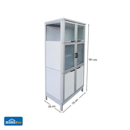 ตู้อเนกประสงค์ CABIN SIENA 75x181ซม. สีขาว_5