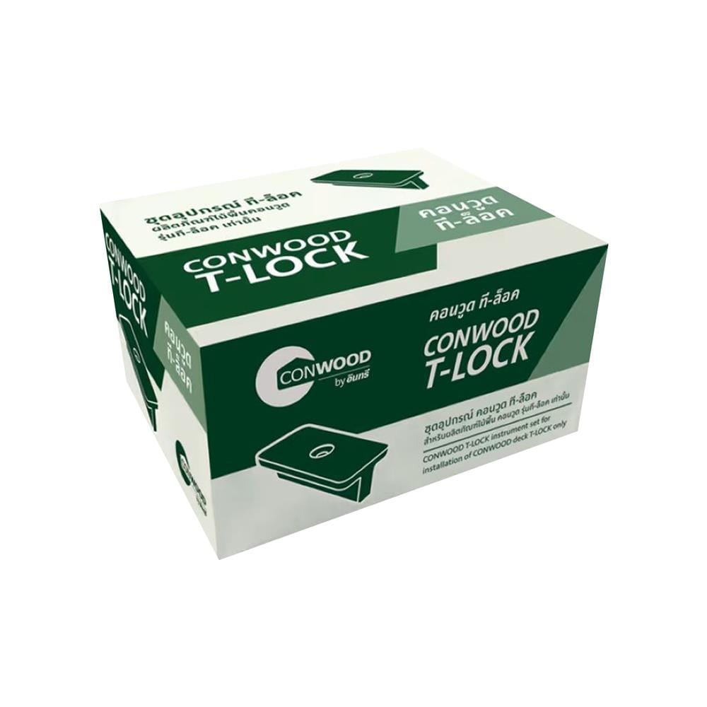 สกรู ที-ล็อค CONWOOD (22 ชุด/กล่อง)