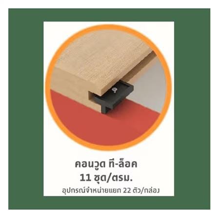 สกรู ที-ล็อค CONWOOD (22 ชุด/กล่อง)_2