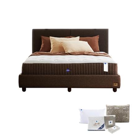 ที่นอนพ็อกเก็ตสปริง 3.5 ฟุต OMAZZ รุ่น CONTEMPO พร้อมชุดเครื่องนอน 5 ชิ้น