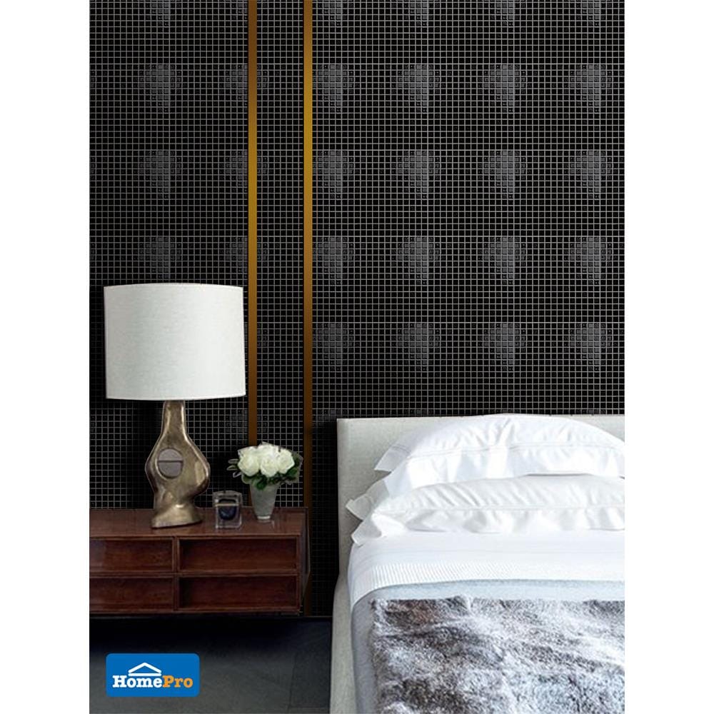 โมเสคแก้ว 30x30 ซม. HPR-189 สีดำ