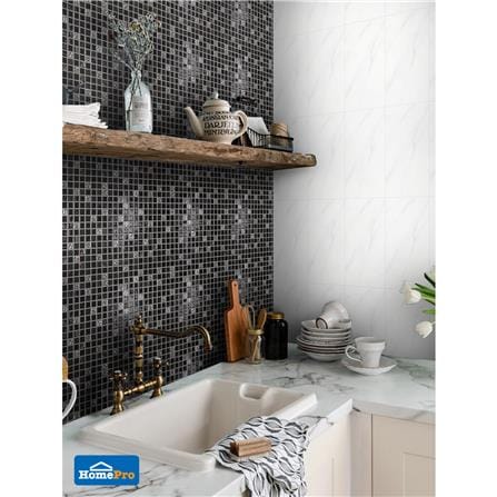 โมเสคแก้ว 30x30 ซม. HPR-184 สีดำ_4
