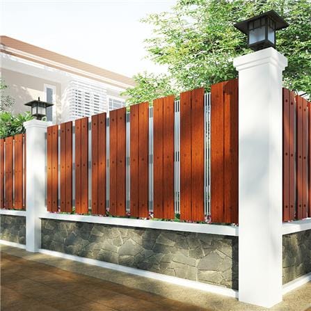 ไม้รั้ว CONWOOD ชัยพฤกษ์ 10x100x1.6 ซม. สีมะฮอกกานี_1