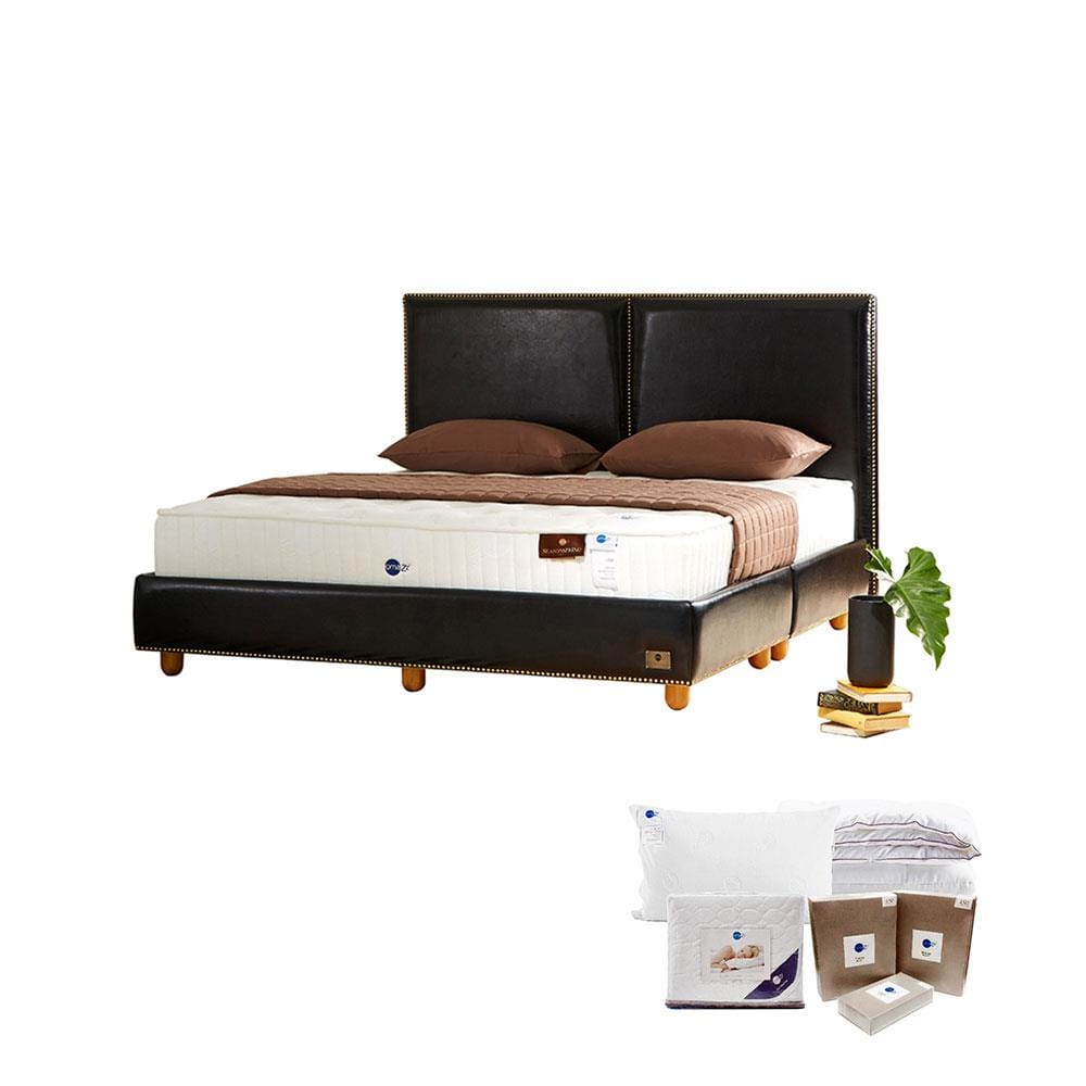 ที่นอนสปริง 3.5 ฟุต OMAZZ รุ่น FIATTA พร้อมชุดเครื่องนอน 6 ชิ้น