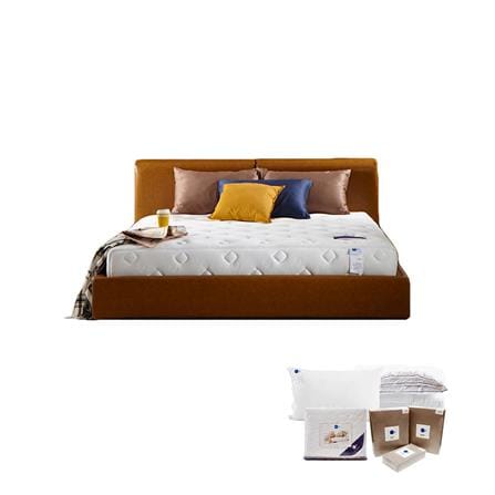 ที่นอนยางพารา 3.5 ฟุต OMAZZ รุ่น FOUNTAIN OAK พร้อมชุดเครื่องนอน 6 ชิ้น_0