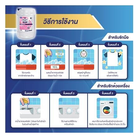 น้ำยาปรับผ้านุ่ม COMFORT 20 ลิตร เลิฟลี่ พิ้งค์_3