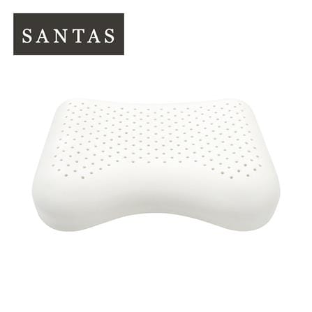หมอนสุขภาพ ยางพารา SANTAS AIR FLOW SUPPORT 15x22 นิ้ว สีขาว_0