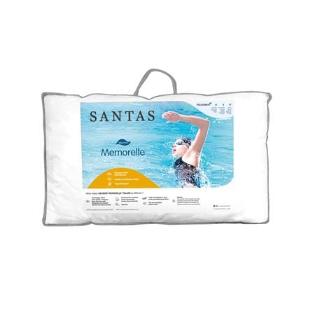 หมอนหนุน ใยสังเคราะห์ SANTAS MEMORELLE 19x29 นิ้ว สีขาว_4