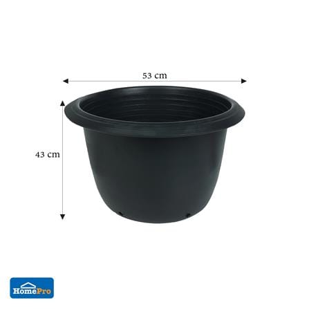 กระถางพลาสติก SPRING A20 สีดำ_4