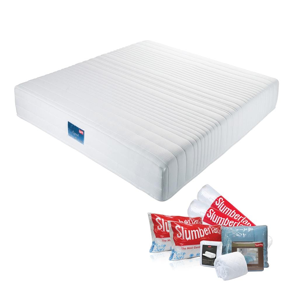 ที่นอนโฟม 6 ฟุต SLUMBERLAND รุ่น LEGEND พร้อมชุดเครื่องนอน 11 ชิ้น