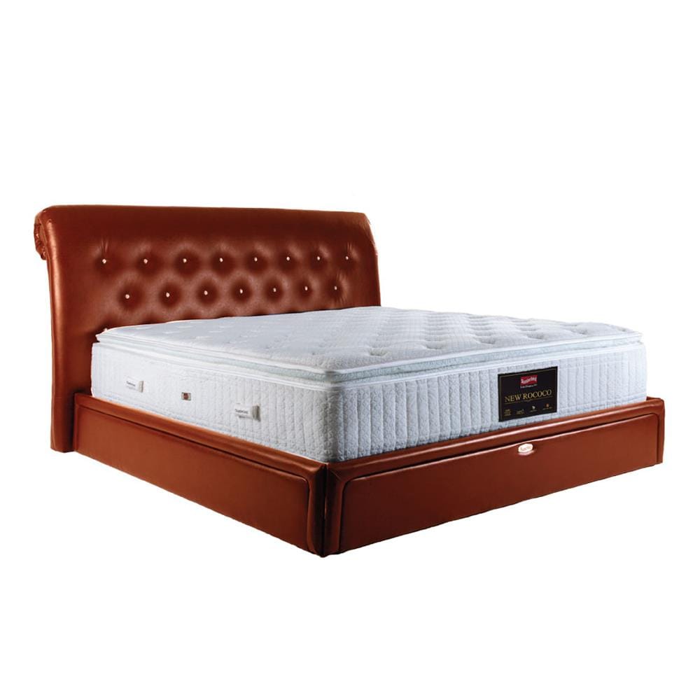 ที่นอนพ็อกเก็ตสปริง 3.5 ฟุต SLUMBERLAND รุ่น NEW ROCOCO พร้อมชุดเครื่องนอน 7 ชิ้น