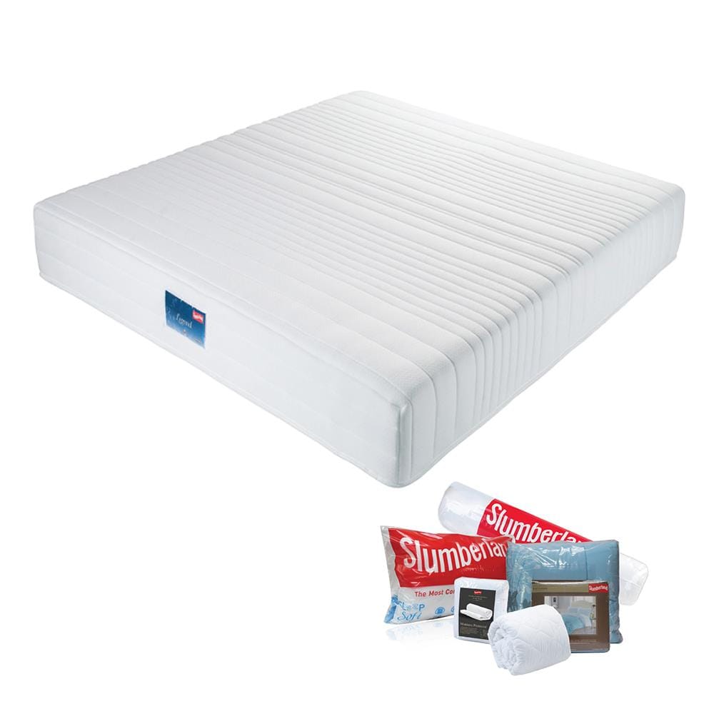 ที่นอนโฟม 3.5 ฟุต SLUMBERLAND รุ่น LEGEND พร้อมชุดเครื่องนอน 7 ชิ้น