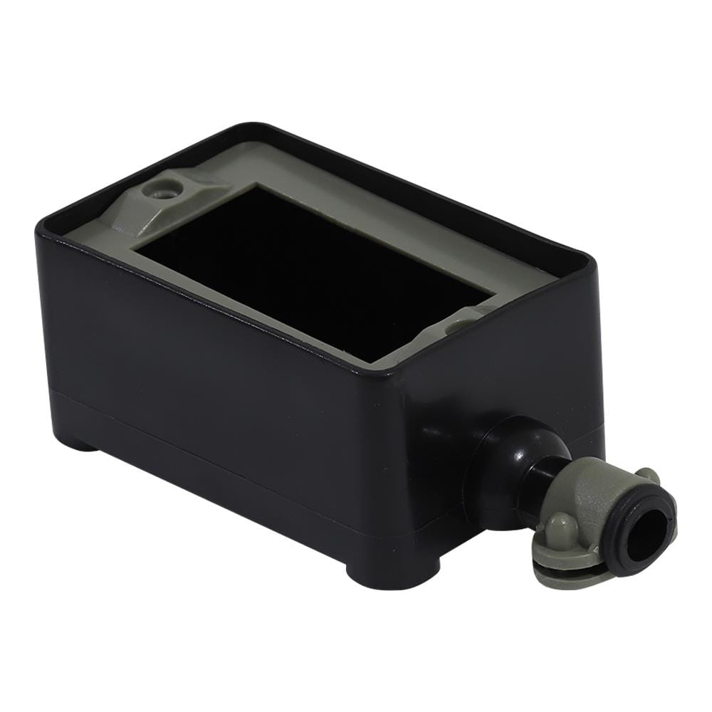 บล็อกยาง 2x4 PVC ELECKTA EL-2CB สีดำ (ไม่มีเต้ารับ)