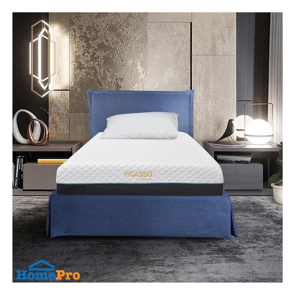 ที่นอนเมมโมรี่โฟม 3.5 ฟุต PICASSO COMFORT รุ่น BREEZE พร้อมชุดเครื่องนอน 7 ชิ้น
