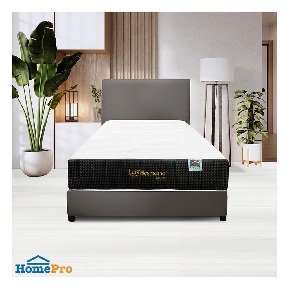 ที่นอนพ็อกเก็ตสปริง 3.5 ฟุต LADY AMERICANA รุ่น DENVER พร้อมชุดเครื่องนอน 7 ชิ้น
