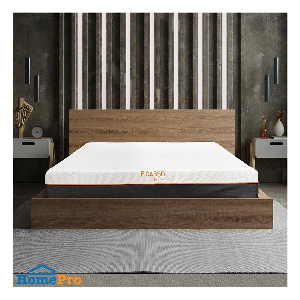 ที่นอนเมมโมรี่โฟม 6 ฟุต PICASSO COMFORT รุ่น SUPREME พร้อมชุดเครื่องนอน 11 ชิ้น