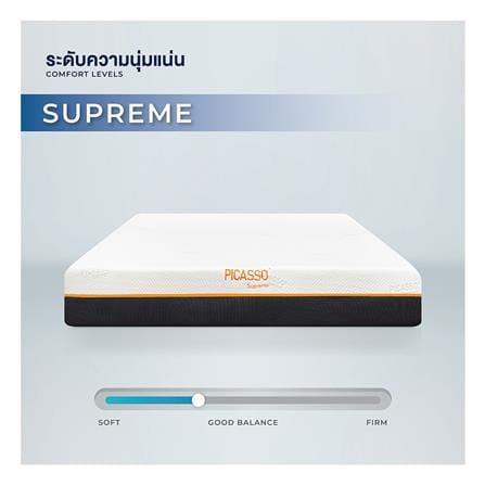 ที่นอนเมมโมรี่โฟม 6 ฟุต PICASSO COMFORT รุ่น SUPREME พร้อมชุดเครื่องนอน 11 ชิ้น_5