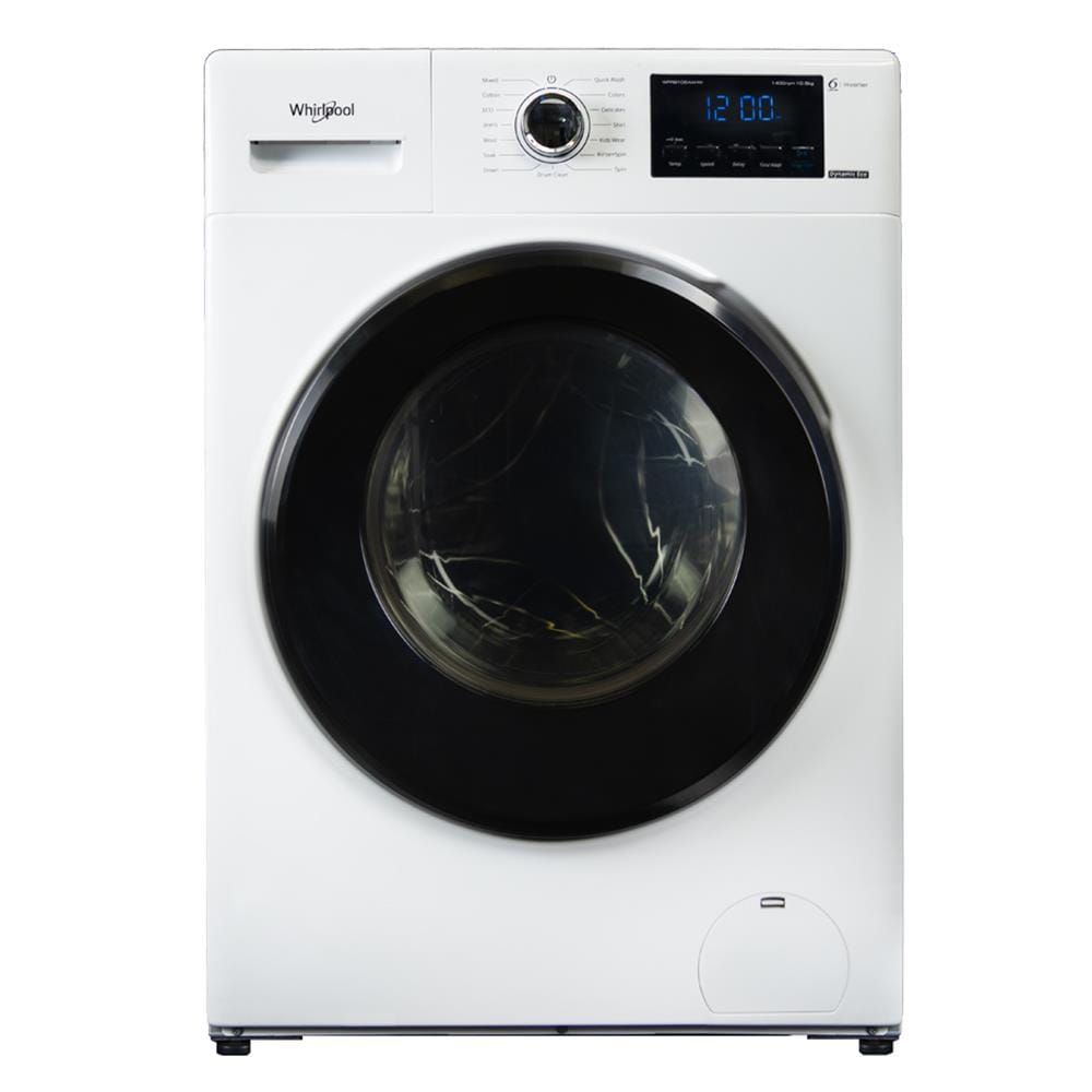 เครื่องซักผ้าฝาหน้า WHIRLPOOL WFRB1054AJW 10.5 กก. 1400 RPM อินเวอร์เตอร์ + ขาตั้ง