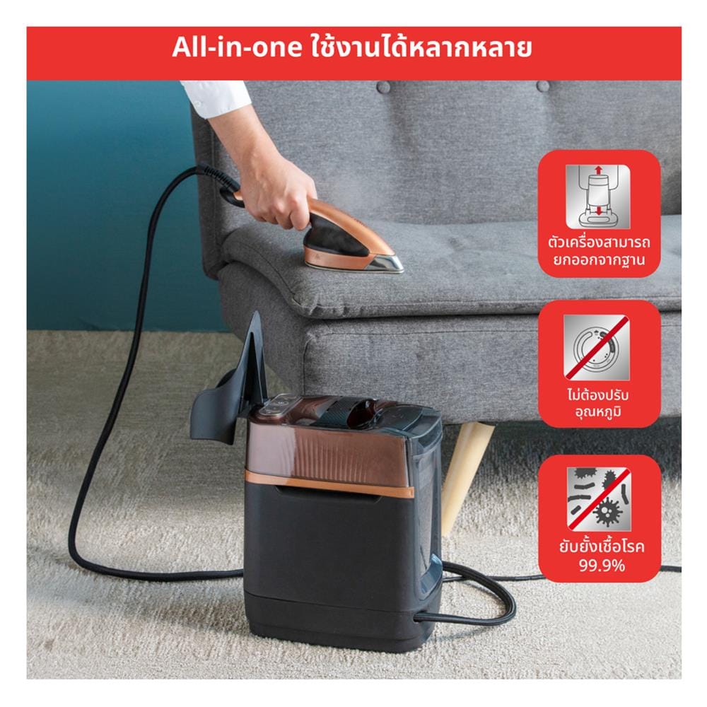 เครื่องรีดผ้าไอน้ำ TEFAL QT2020 1.1 ลิตร