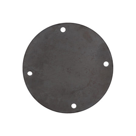 แผ่นเหล็กเพลทกลม (เจาะรู 3/8 นิ้ว) MEGA STEEL 8x1/4 นิ้ว_0