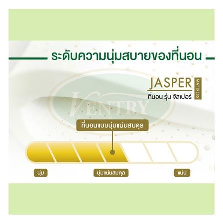 ที่นอนยางพารา 5 ฟุต VENTRY รุ่น JASPER พร้อมชุดเครื่องนอน 5 ชิ้น_6