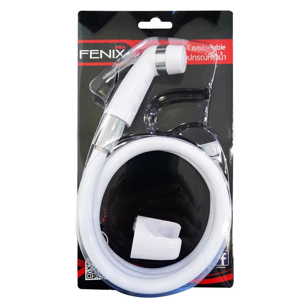 สายฉีดชำระครบชุด FENIX GL-4104 สีขาว