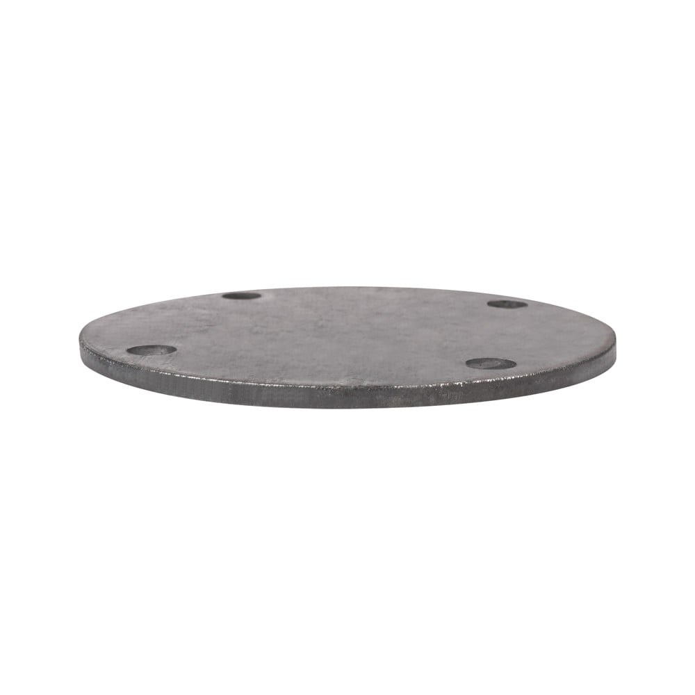 แผ่นเหล็กเพลทกลม (เจาะรู 3/8 นิ้ว) MEGA STEEL 6x1/4 นิ้ว