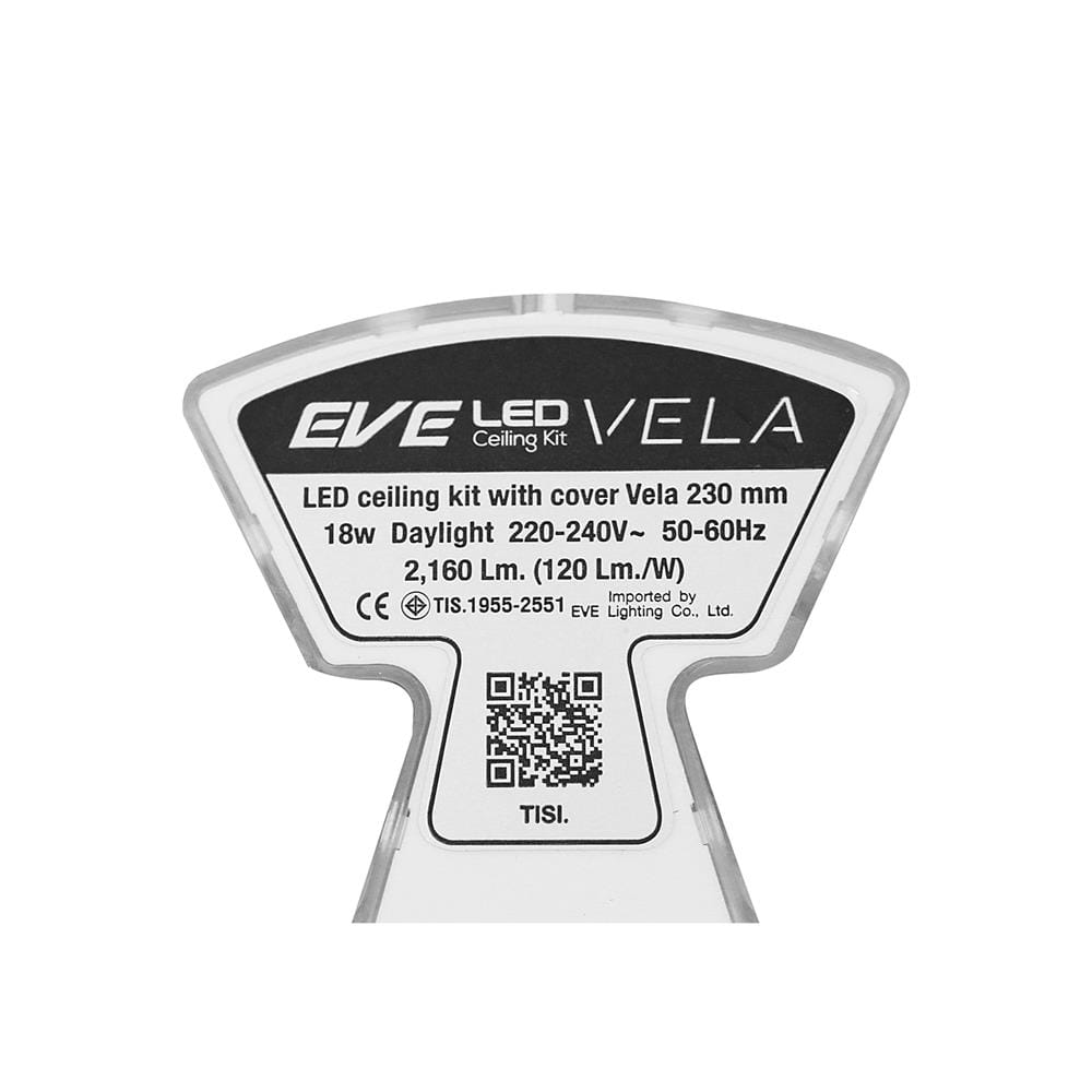 หลอด LED EVE CELING VELA 18 วัตต์ DAYLIGHT