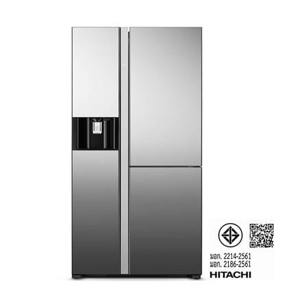 ตู้เย็น SIDE BY SIDE HITACHI R-M600VAG9THXMIR 20.1 คิว กระจกเงา อินเวอร์เตอร์_3