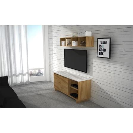 ตู้วางทีวี INHOME TV1230 R-MB 120 ซม. สีโรมา/มาร์เบิ้ล_5