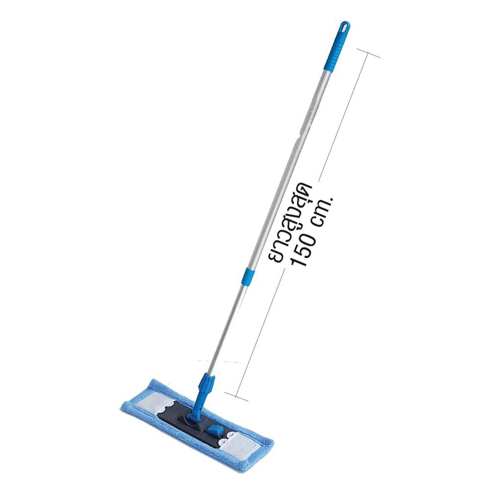 ไม้ม็อบดันฝุ่นไมโครไฟเบอร์ POLY-BRITE 5.5 นิ้ว สีฟ้า