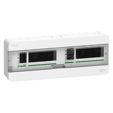 ชุดตู้คอนซูมเมอร์ยูนิต 8+8 ช่อง 63 แอมป์ พร้อมกันไฟดูด SCHNEIDER_0