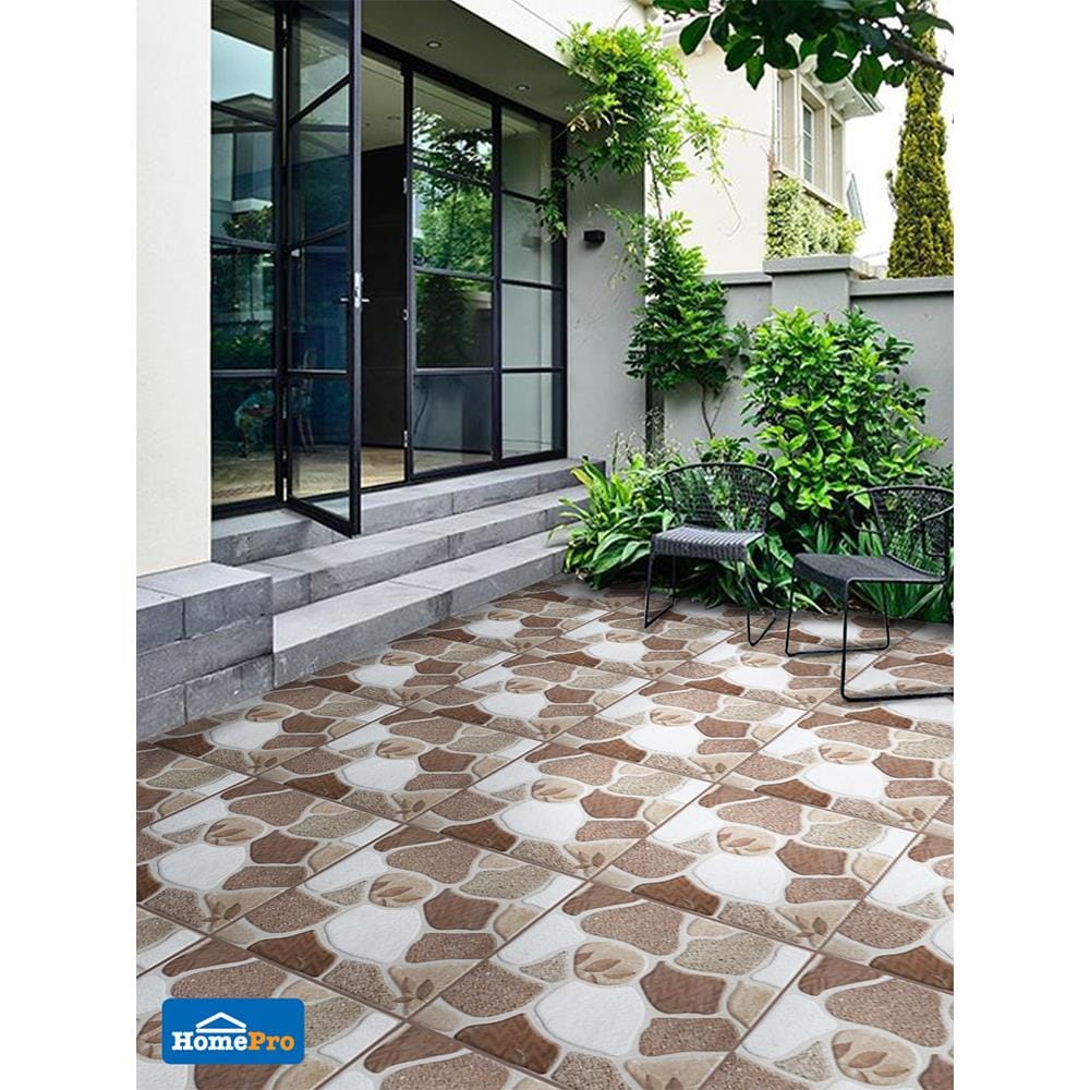กระเบื้องพื้น 50x50 ซม. สวนหินบาน่าฮิลล์ น้ำตาล