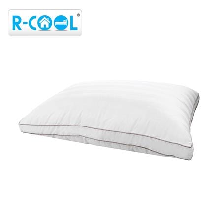 หมอนหนุน ขนเป็ดเทียม R-SIMPLE GOOD 19x29 นิ้ว สีขาว_0