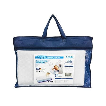 หมอนสุขภาพ เมมโมรี่โฟม R-COOL MEMORY FOAM BABE 29.5x49.5x10 ซม. สีฟ้า_1