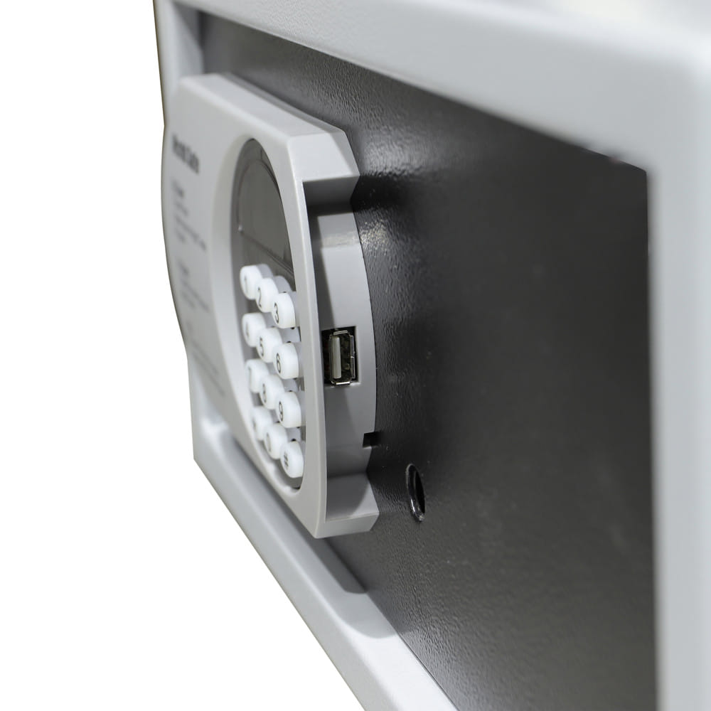 ตู้นิรภัย ELECTRONIC WORLDSAFES ZB สีเทา/สีดำ