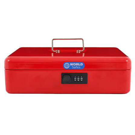 กล่องนิรภัย WORLDSAFES CB-30 สีแดง_1