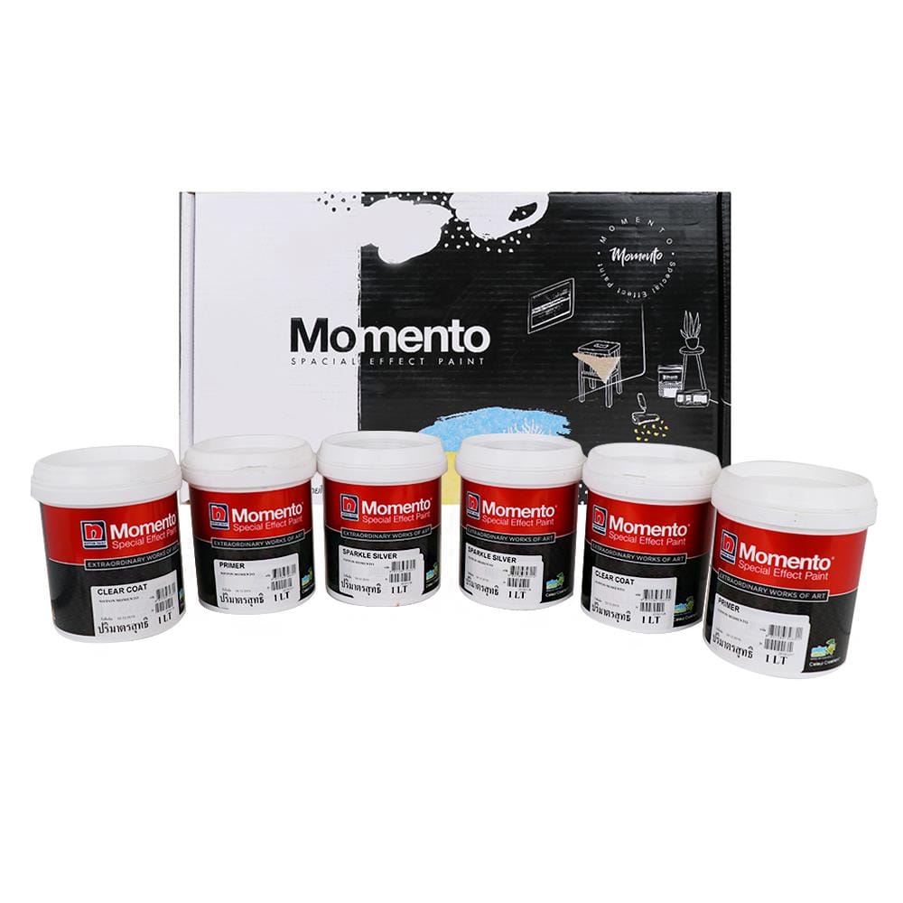 สีเท็กเจอร์ NIPPON PAINT Momento Sparkle Boxset