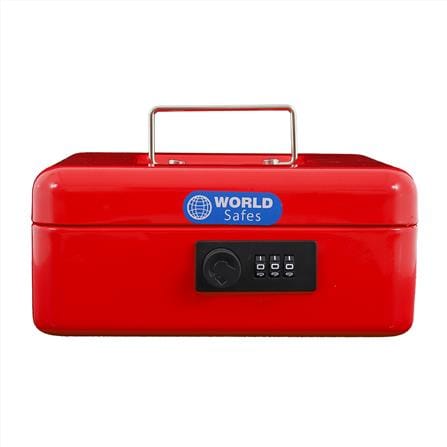 กล่องนิรภัย WORLDSAFES CB-20 สีแดง_1